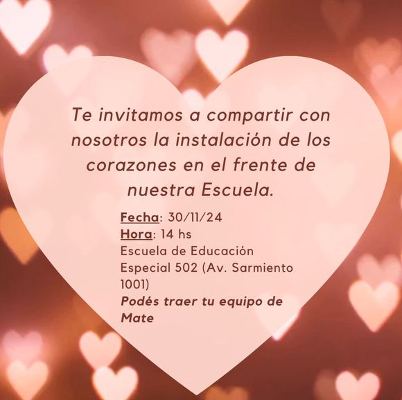 Un corazón para nuestra escuela