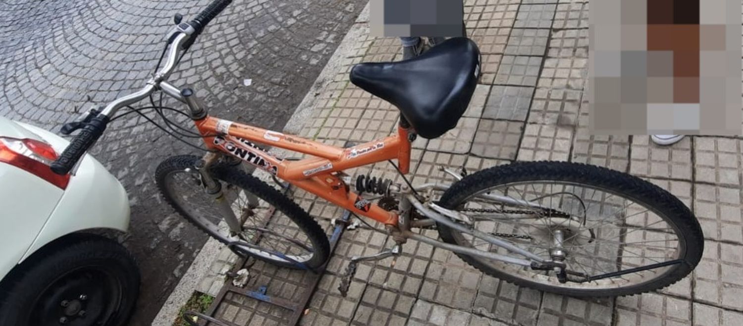 Reconoció en la calle su bicicleta robada hace un año y logró recuperarla