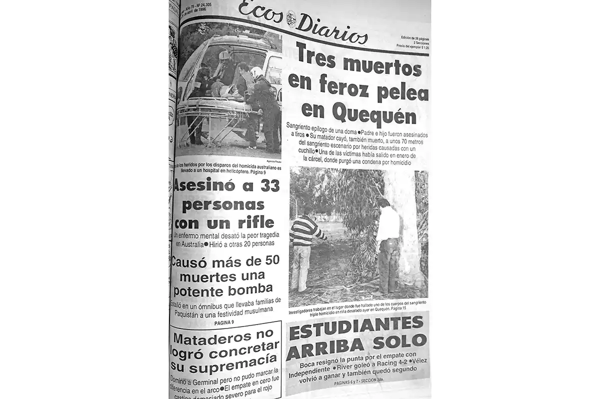 Lunes 29 de abril de 1996