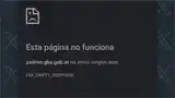 Se cayó el sitio web oficial para consultar el padrón electoral