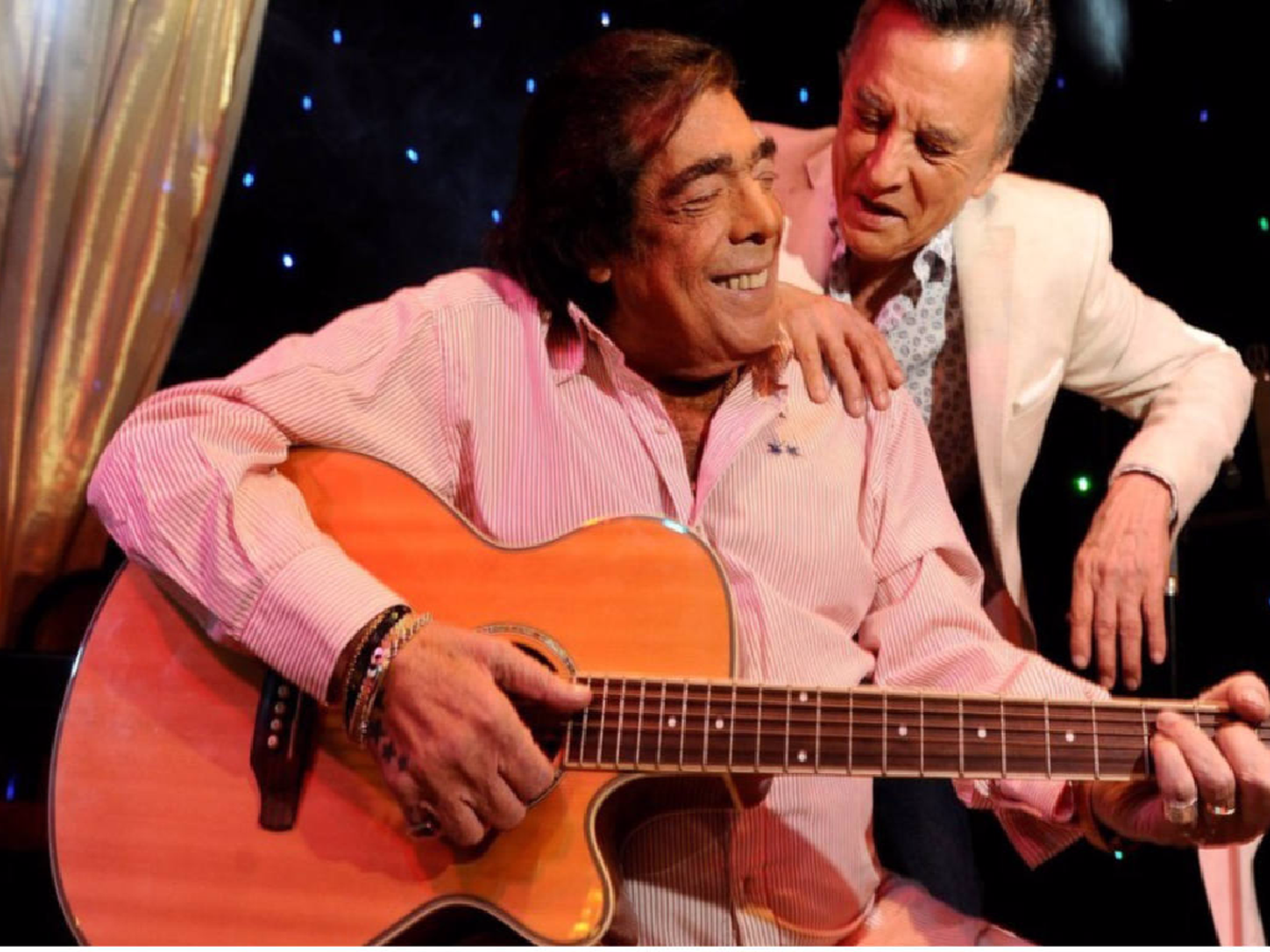[Video] Cacho Castaña y Palito Ortega homenajearon a Sergio Denis   