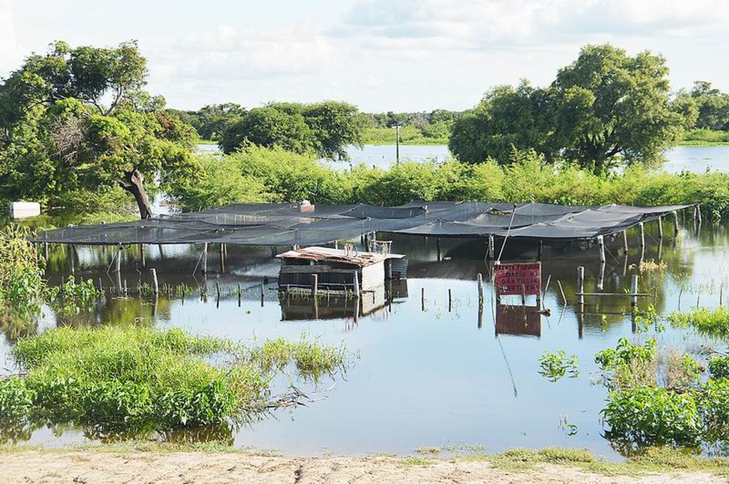 Crecida del río: se entró en la etapa 
de evacuación en Puerto Pilcomayo