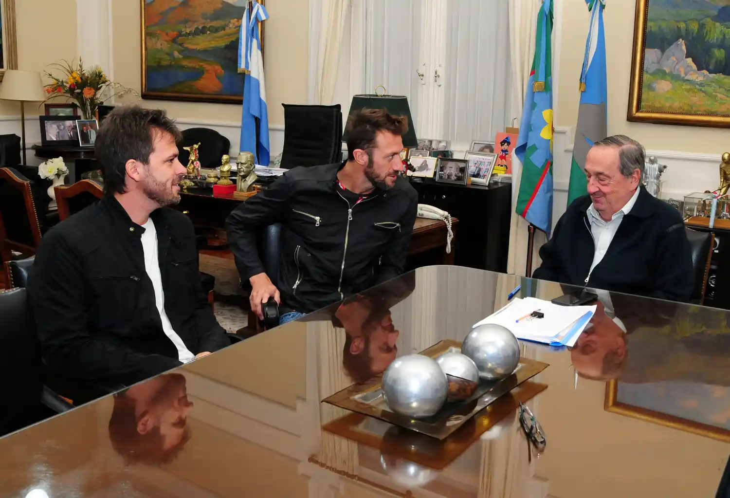 Meolans se reunió con el intendente Lunghi