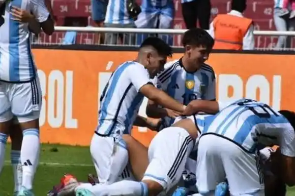 La Selección Argentina Sub 17 comenzó con una victoria el Hexagonal final 