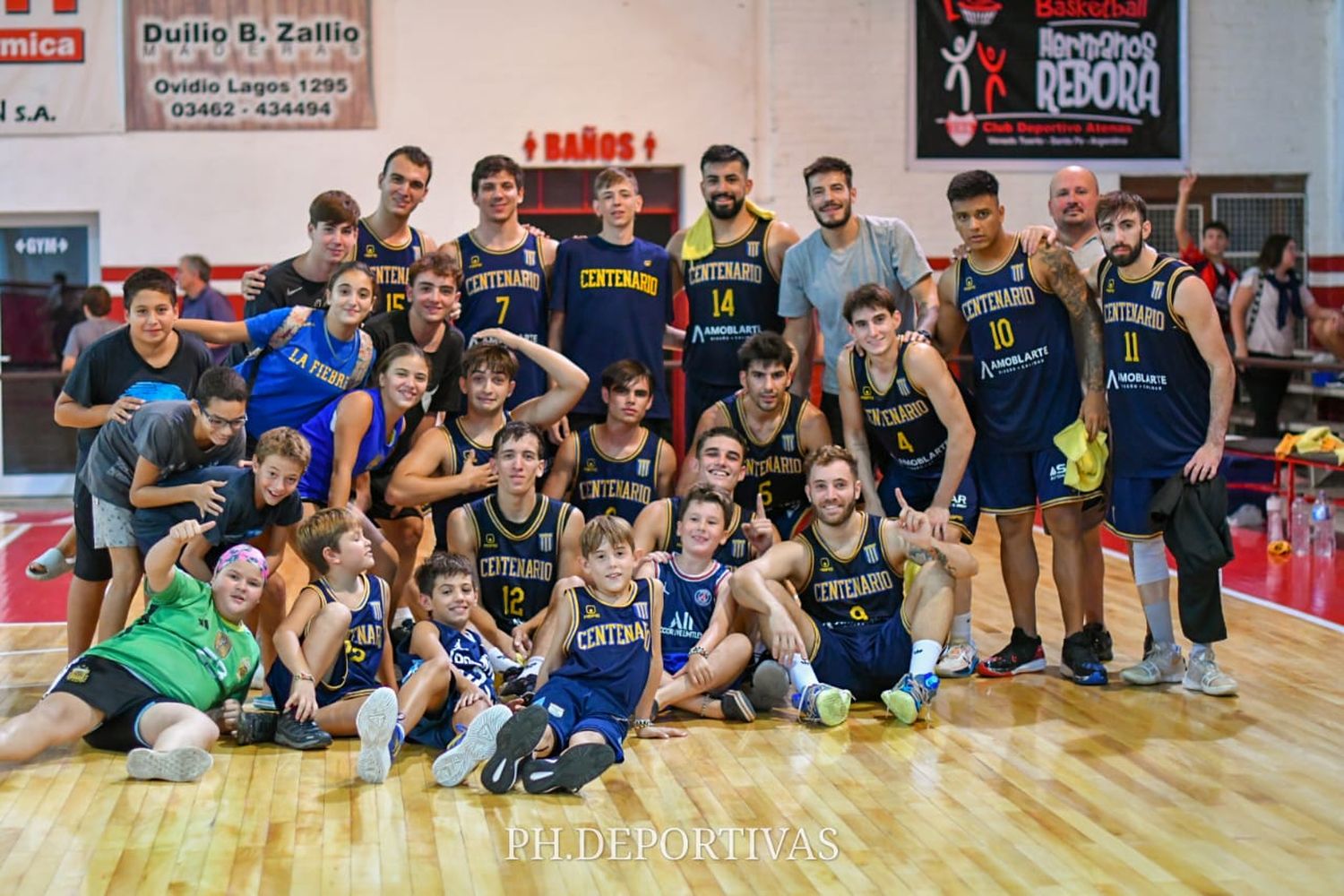 Centenario derrotó con contundencia al juvenil Deportivo Atenas