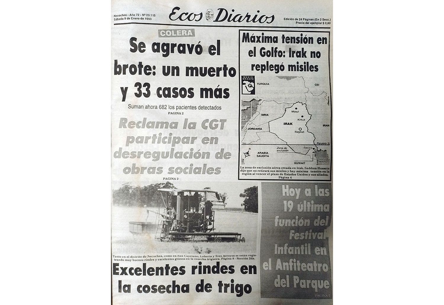Sábado 9 de enero de 1993
