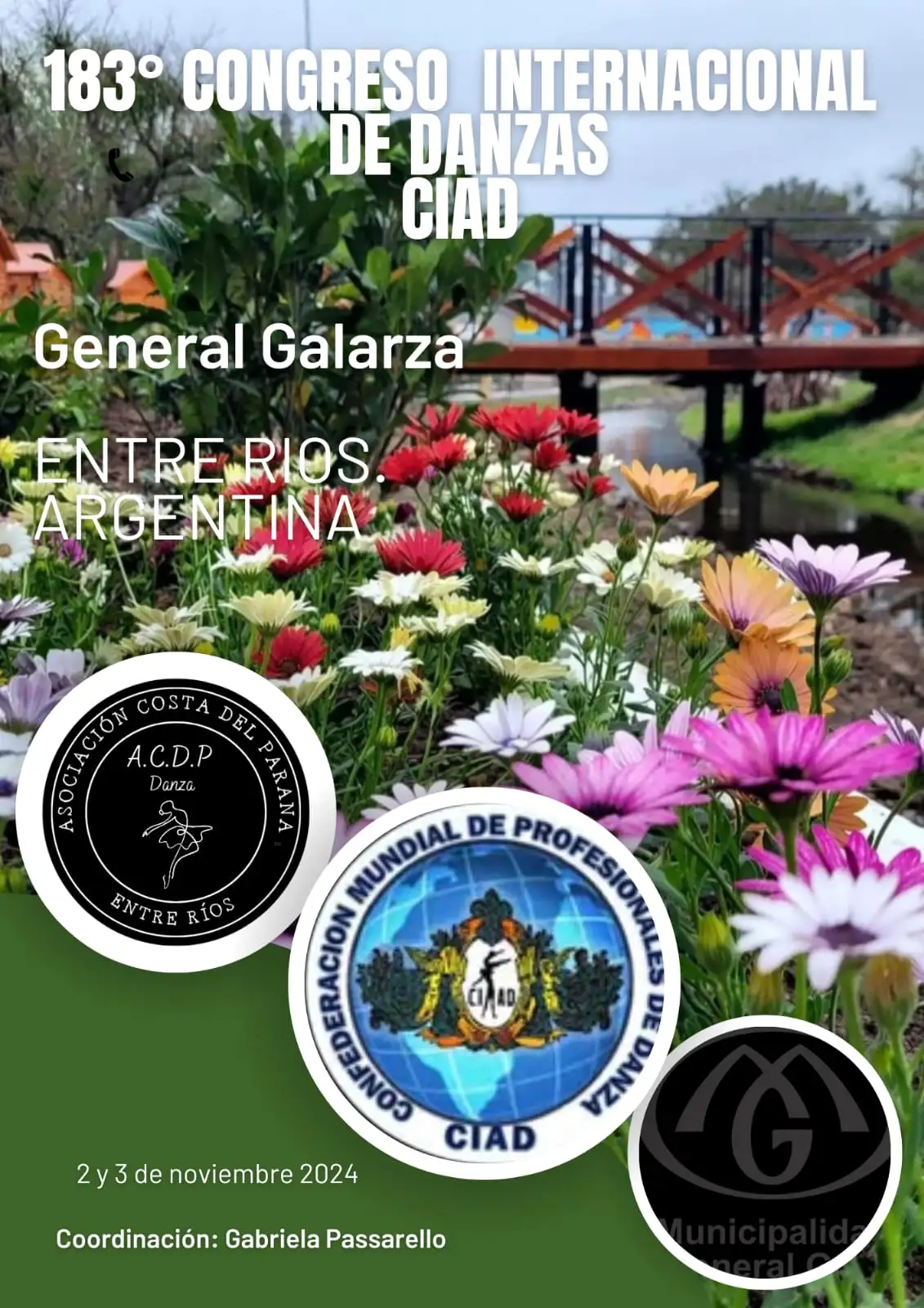 General Galarza: Se realizará el 183º Congreso Internacional de Danzas