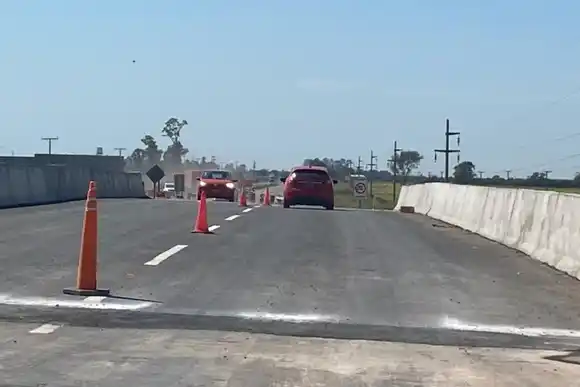 RN 34: Se habilitó el paso del tránsito sobre el nuevo puente en Sunchales