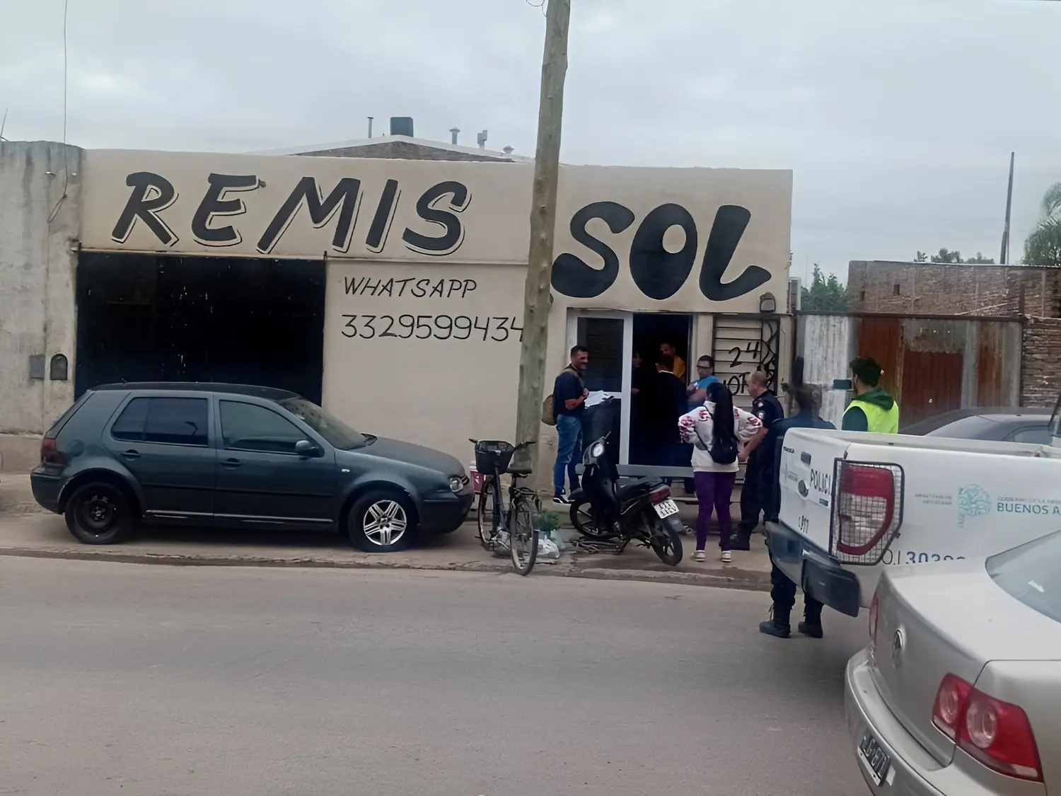 La agencia de remises Sol, otra vez clausurada.