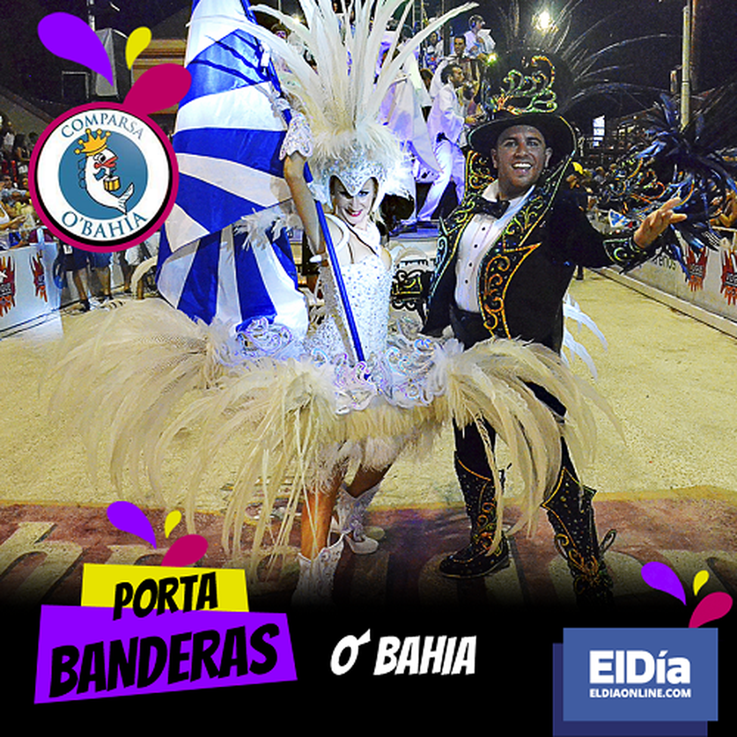O`Bahía se llevó el premio al Mejor Portabanderas