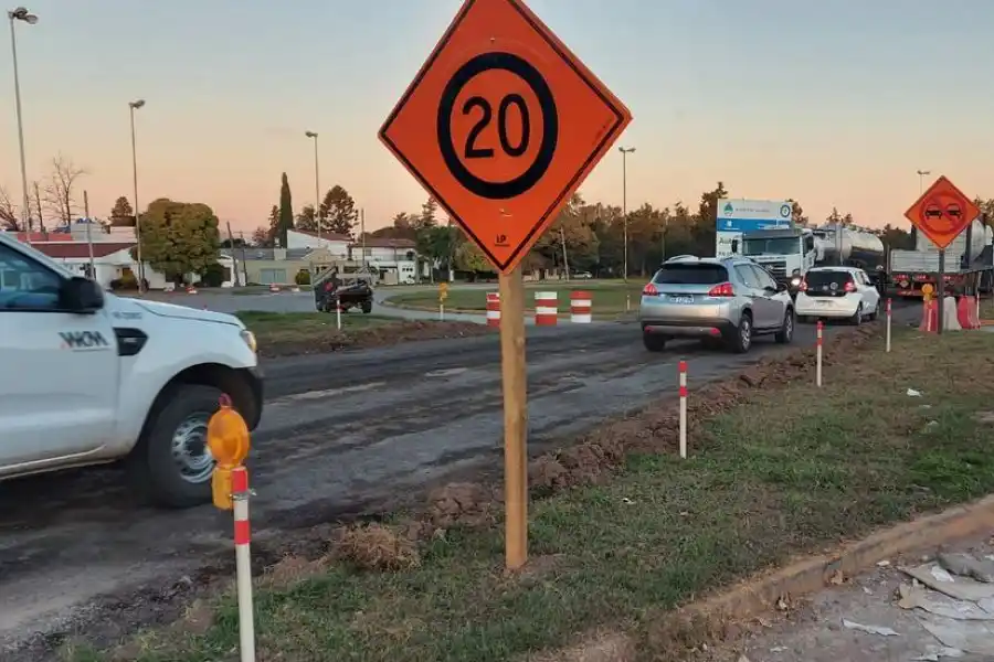 Autopista RN 34: quedó permanente el desvío en el acceso a Sunchales por obras
