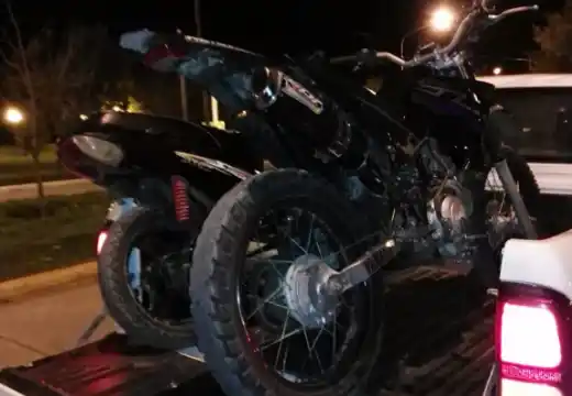 Secuestran motovehículos