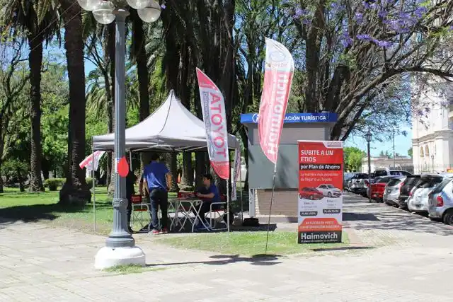 La Firma Haimovich S.A. realizó promoción en Gualeguay de su línea Toyota