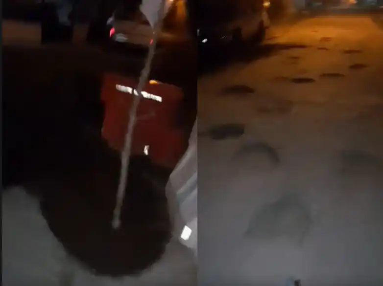 Calle Dipietri 1400: imposible transitar