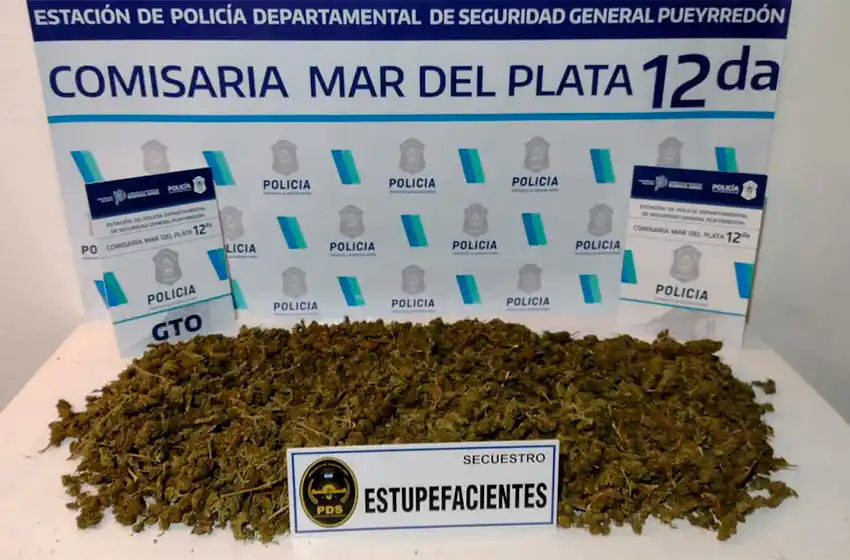 Allanan vivienda luego de un robo y encuentran 1 kilo de marihuana