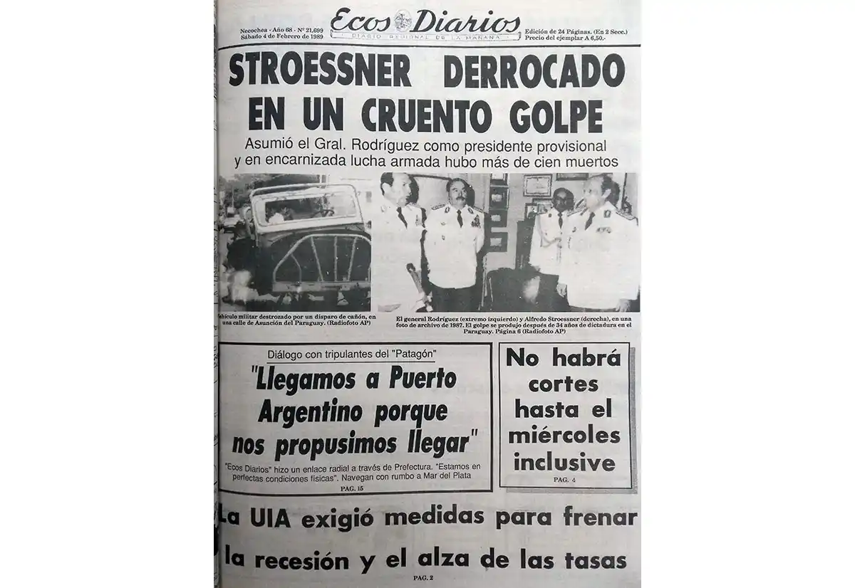 Sábado 4 de febrero de 1989