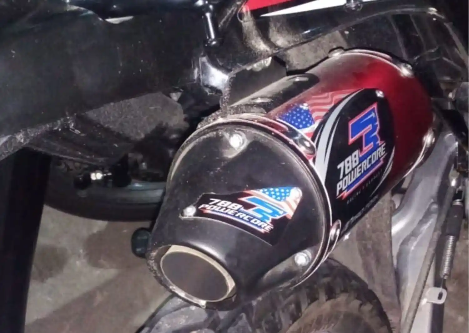 caño de escape deficiente