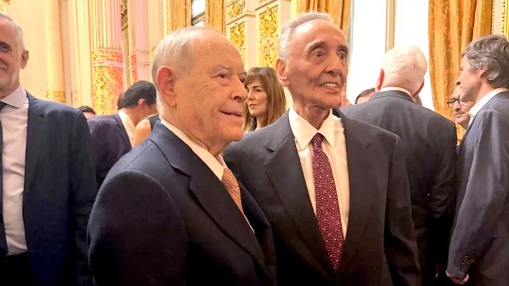 El director de LA CAPITAL, Florencio Aldrey, junto al CEO de Clarín, Héctor Magnetto.