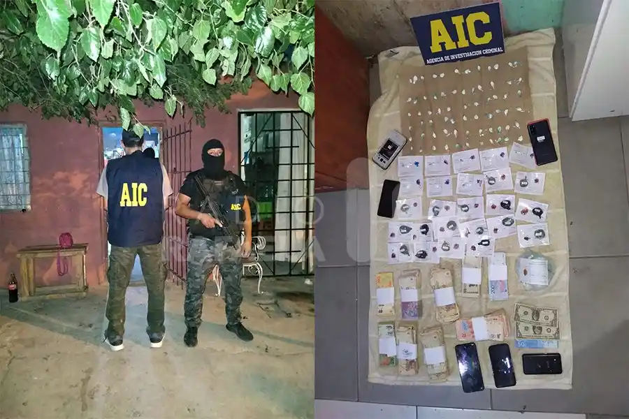 Tumbaron un kiosco dedicado a la venta de estupefacientes en el Virgen del Rosario