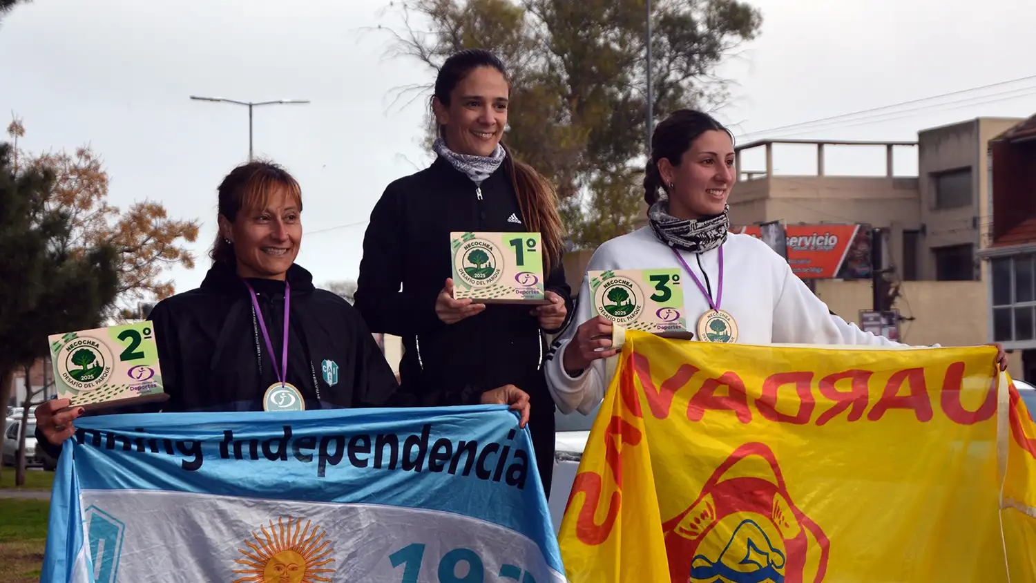 Podio Damas 4 kms