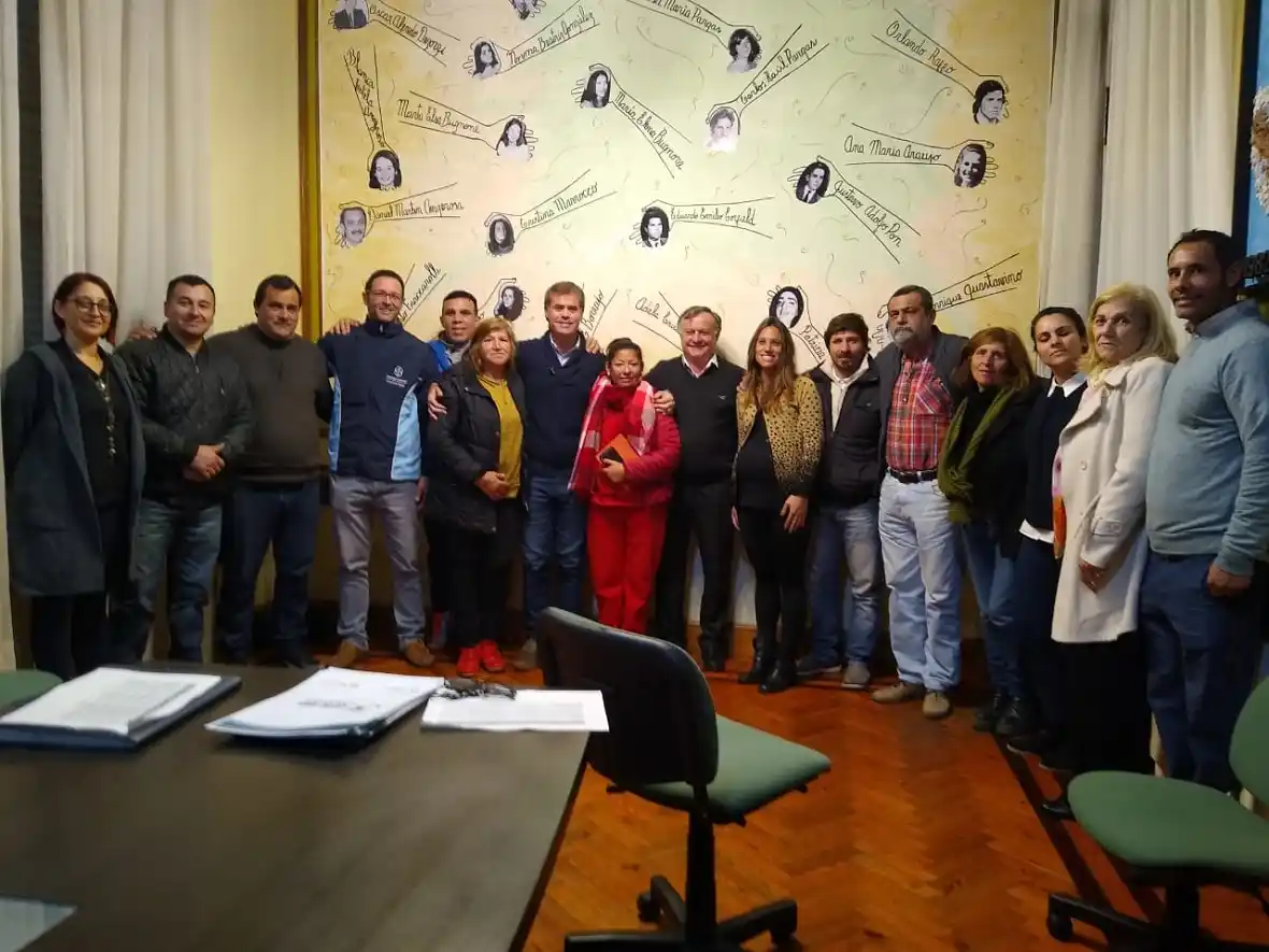 El intendente Piaggio recibió al Secretario de Deportes de la provincia
