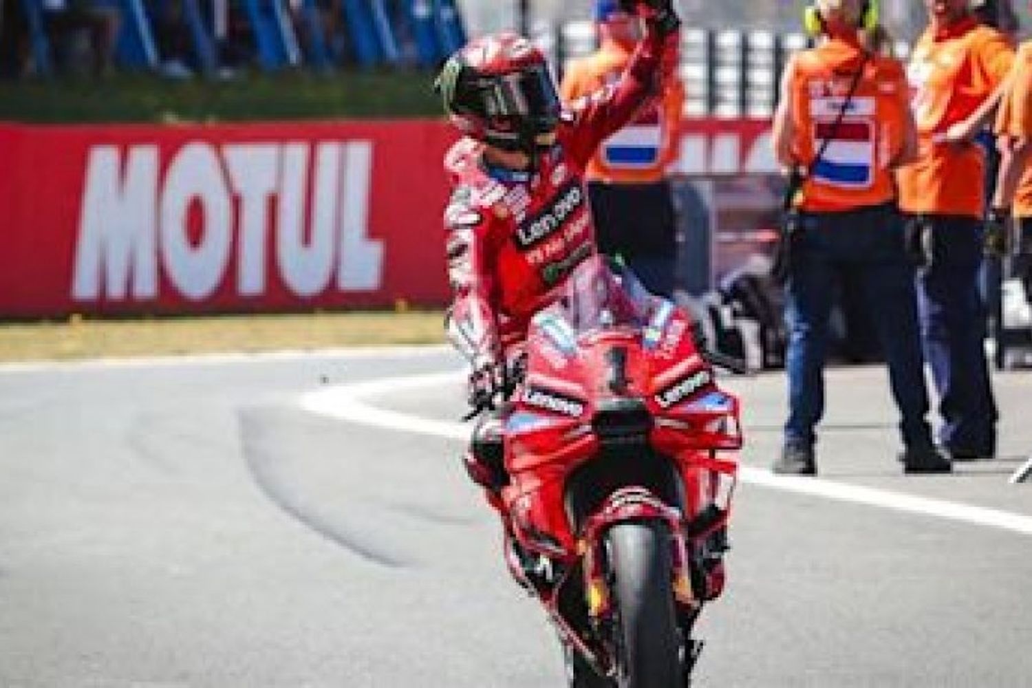 Bagnaia se lució en Asspen