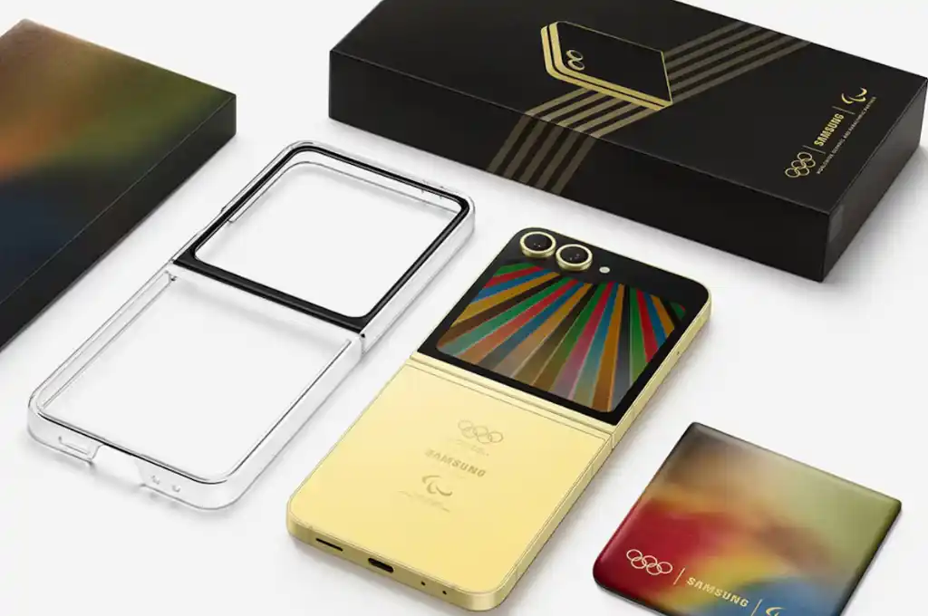 El Z Flip6 Olympic Edition será entregado a los casi 17 mil atletas que compiten en París (Foto: Samsung)
