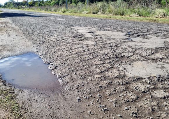 Villa Jardín: vecinos reclaman porque el camino está destruído e intransitable
