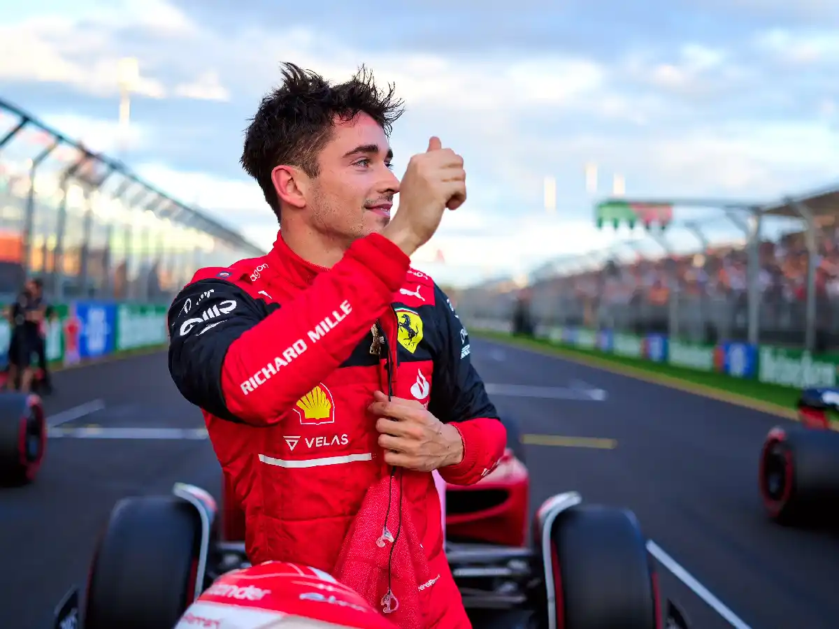 Leclerc hizo el mejor tiempo en Australia