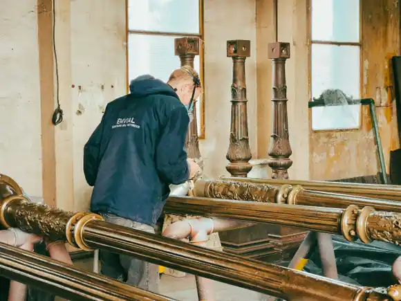 Gran avance en la restauración de la Escalera Imperial, el último testimonio del primer paseo costero de Mar del Plata