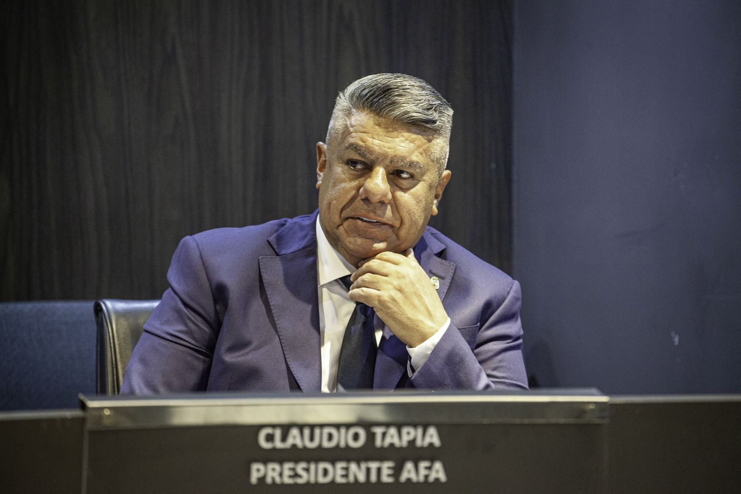 Claudio Fabián Tapia, presidente de AFA.