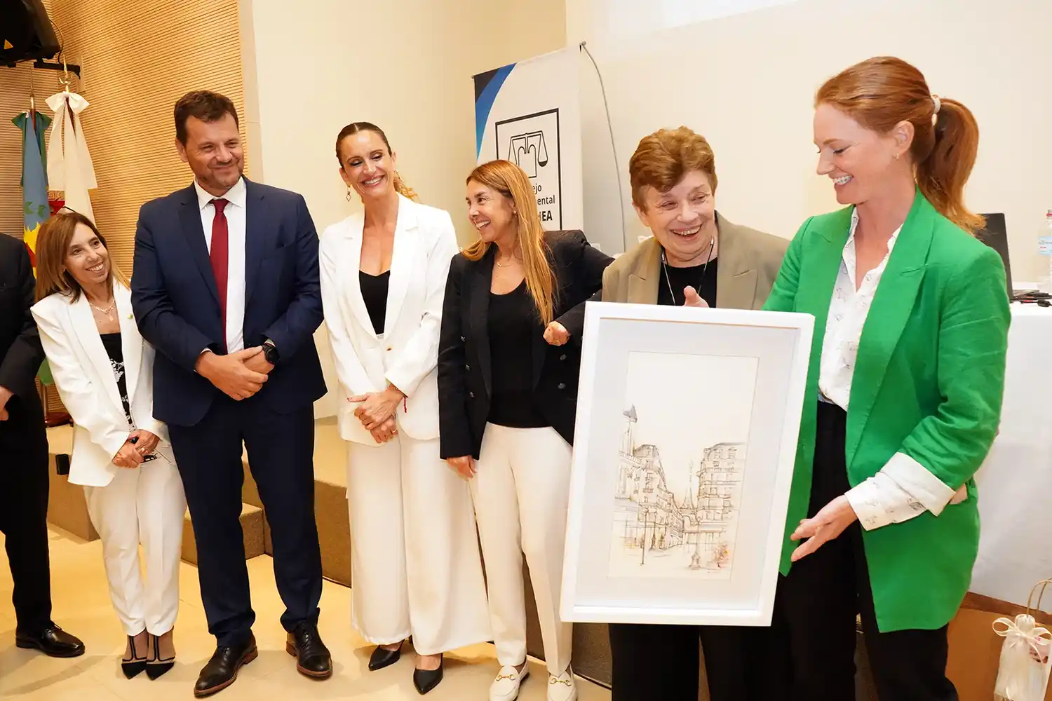 Reconocimiento. Recibió Aida Kemelmajer De Carlucci, quien fue una de las autoras del nuevo Código Civil y Comercial