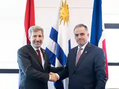 Frigerio se reunió con el presidente de Uruguay para plantear la preocupación por la instalación de la planta de hidrógeno frente a Colón