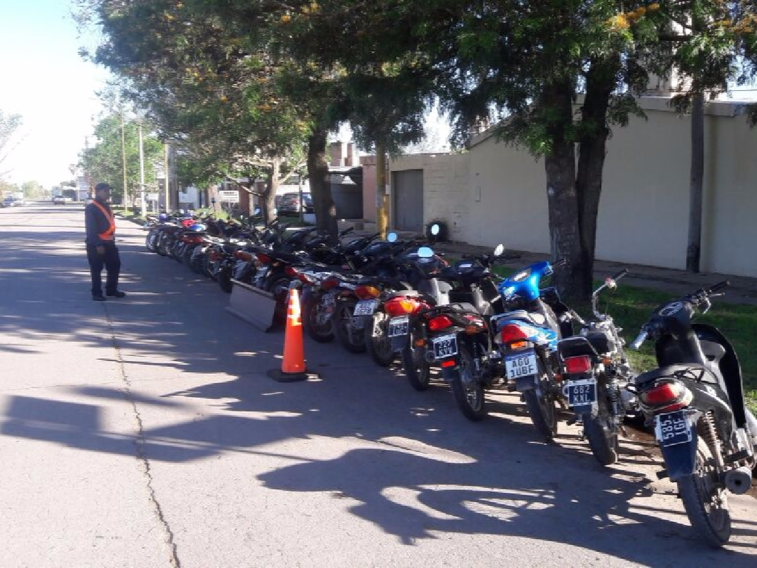 Secuestran 35 motos en control vehicular 