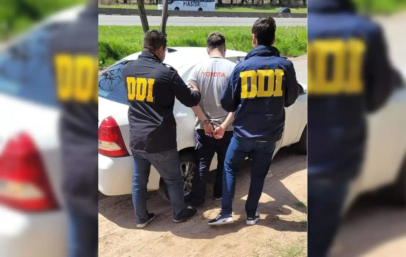 Felipe Sanzio fue detenido en el exterior de la Empresa Toyota en Zárate.