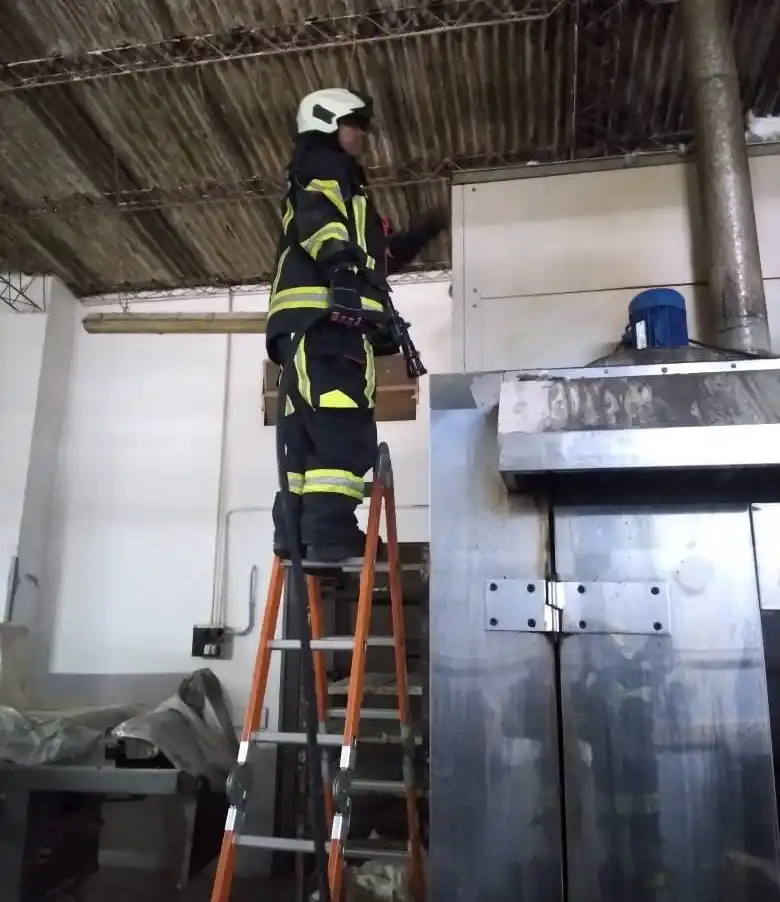 incendio en panadería
