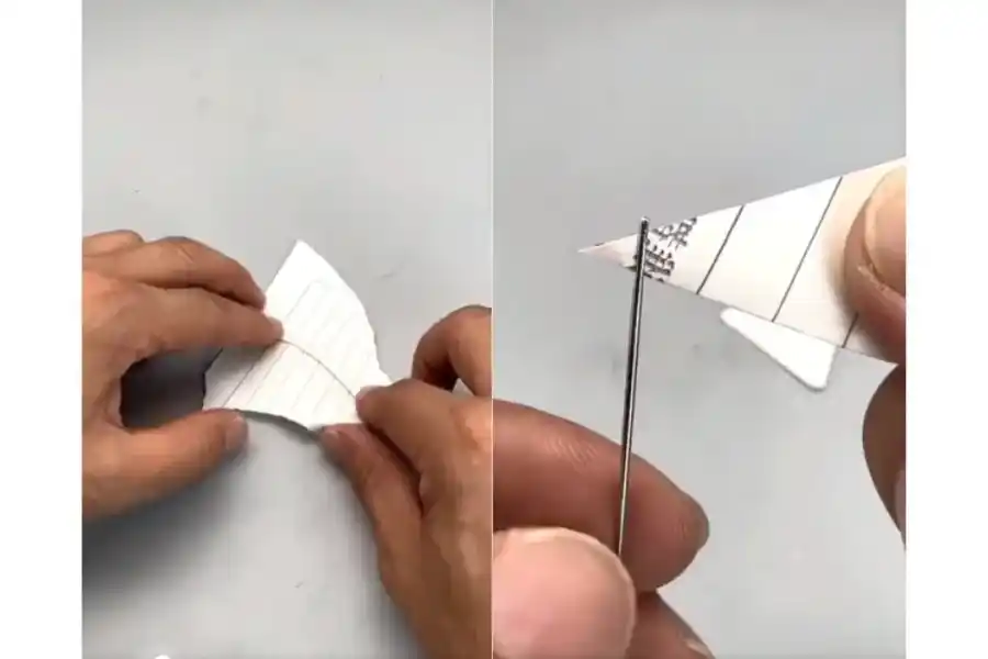 Mostró el truco definitivo para enhebrar una aguja en segundos y se volvió viral: “Problema resuelto”