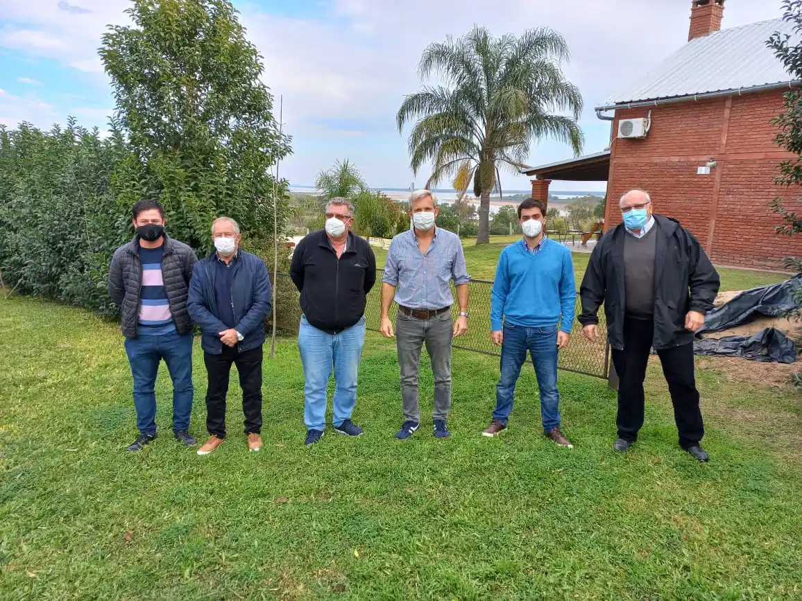 Sarubi y dirigentes del departamento La Paz respaldan a Frigerio en su precandidatura