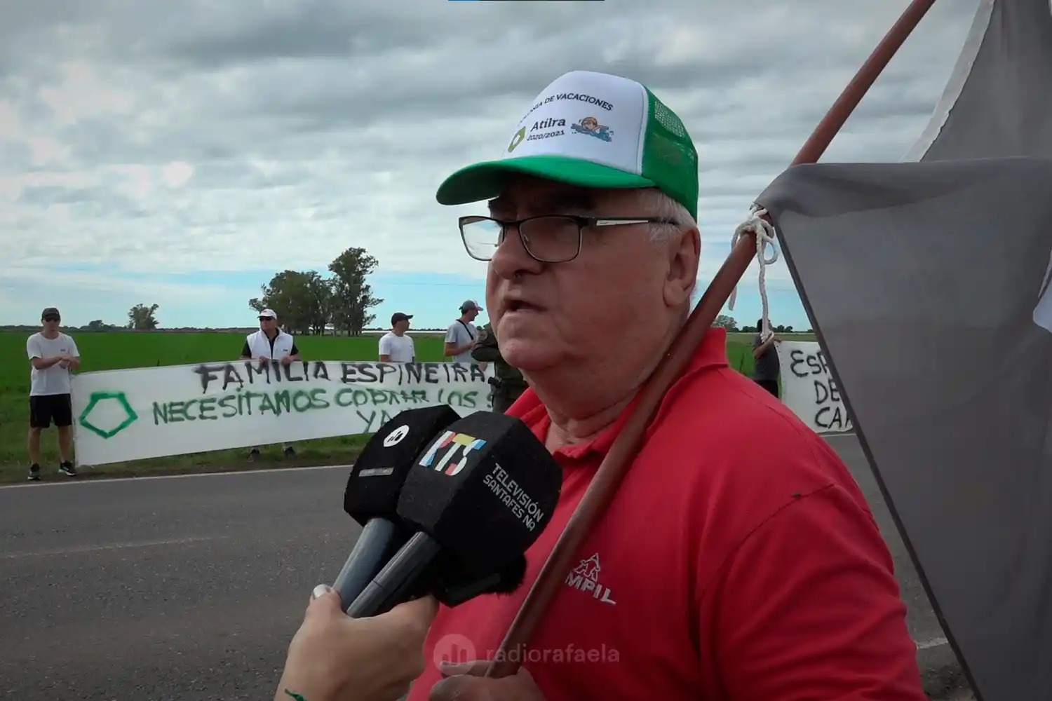 domingo posetto reclamo atilra veronica lehmann polemica reclamo corte de ruta empresa leche lácteo - 2