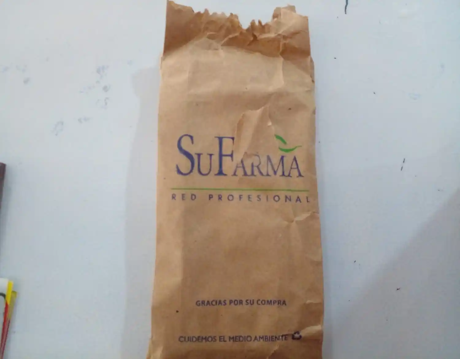 Bolsa de medicamentos encontrada