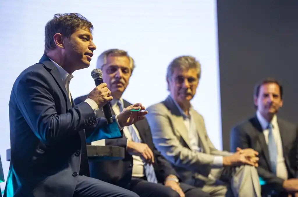 Axel Kicillof acompañó a Alberto Fernández en la apertura de una planta de medicamentos 