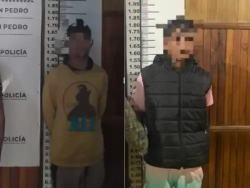 Ambos jóvenes fueron puestos a disposición de la Justicia.