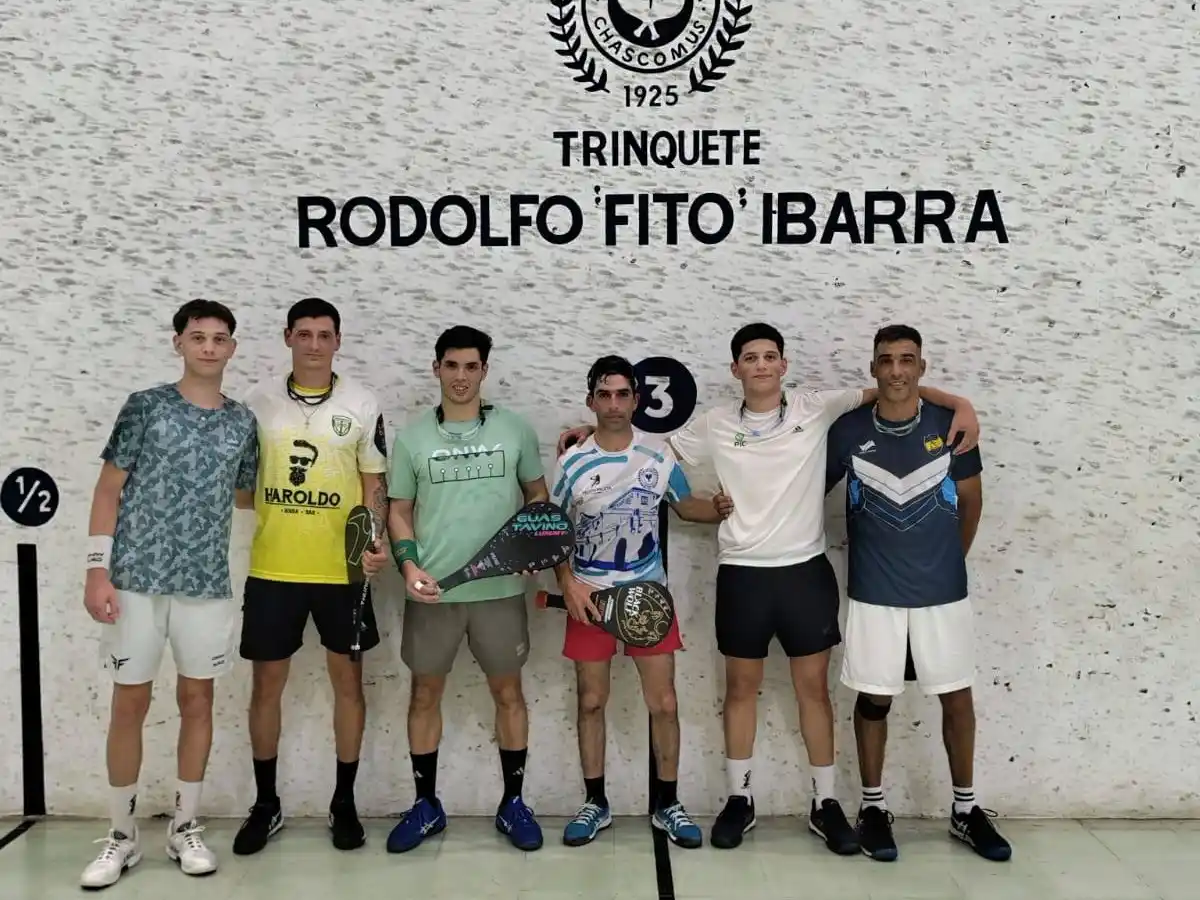 Leclercq y Ugartemendía se quedaron con el Triangular de Verano en el Club de Pelota Chascomús