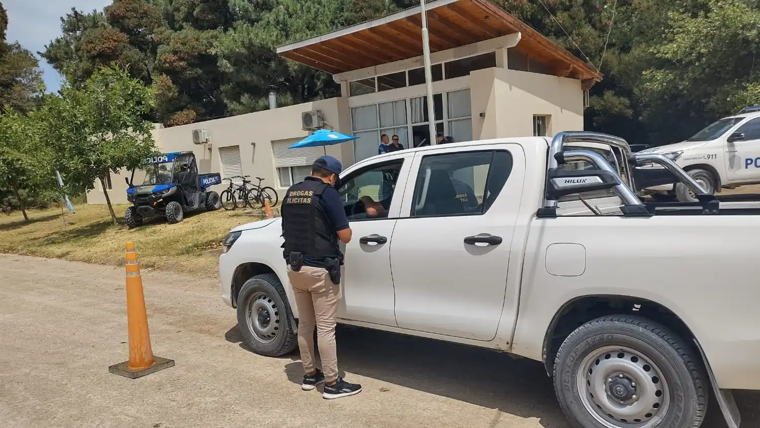 Labor. De identificación de conductores y ocupantes de vehículos en San Cayetano