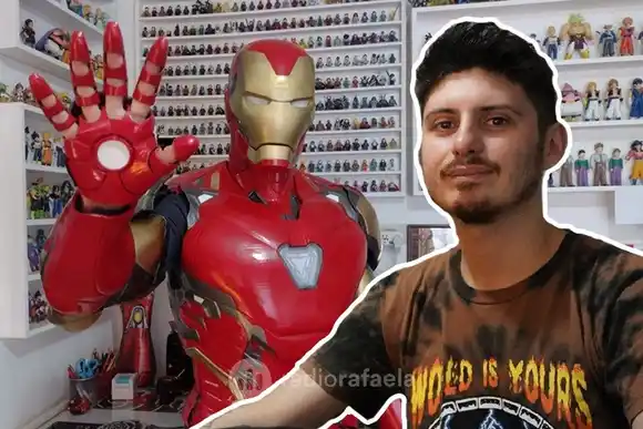 Un joven cumplió su sueño con una impresora 3D: “Soy muy fan de Iron Man y quería rendirle un tributo”