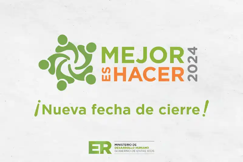 Se extiende el plazo para presentar proyectos al programa Mejor Es Hacer