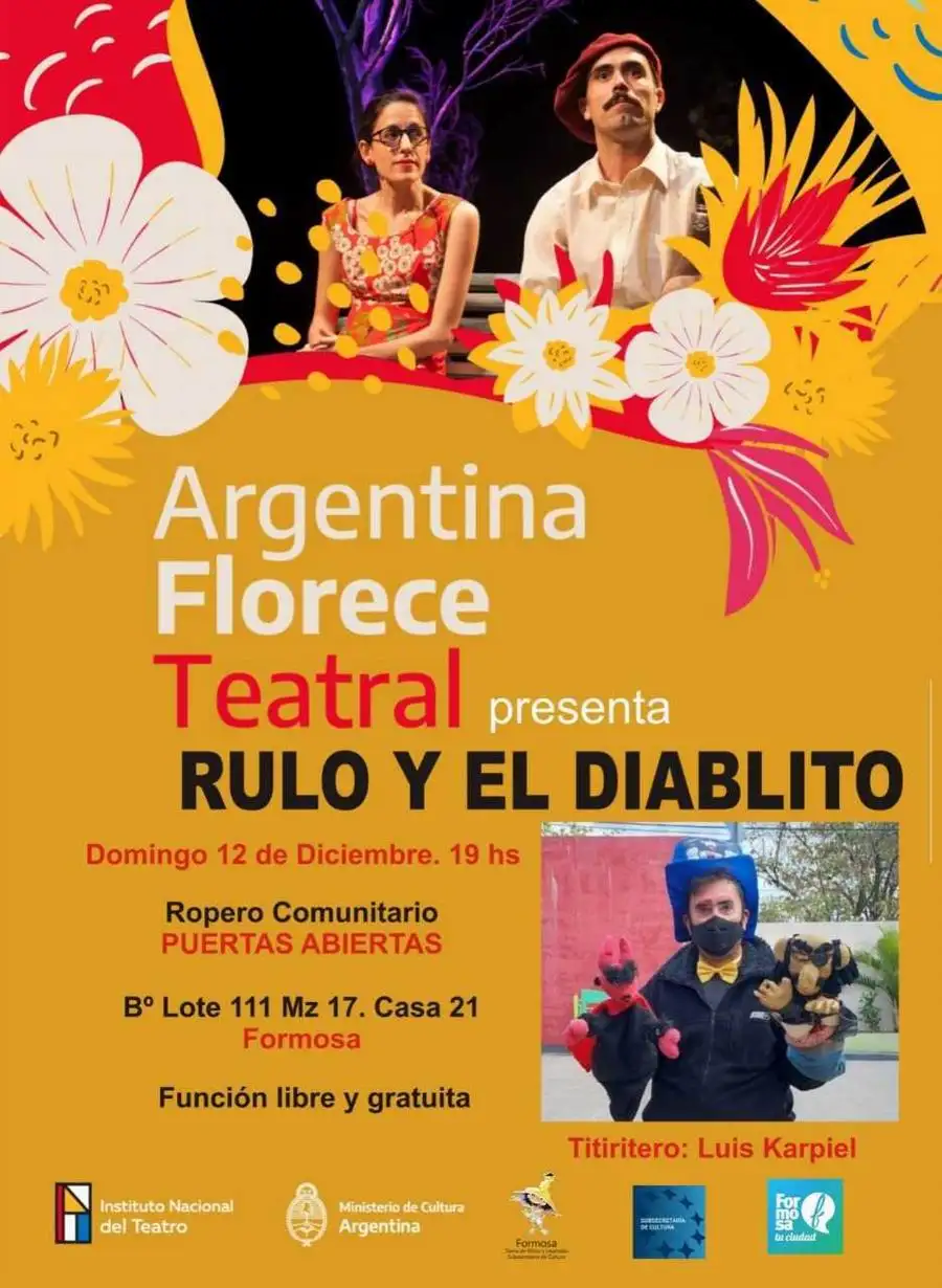 Ramillete de funciones con Argentina Florece Teatral