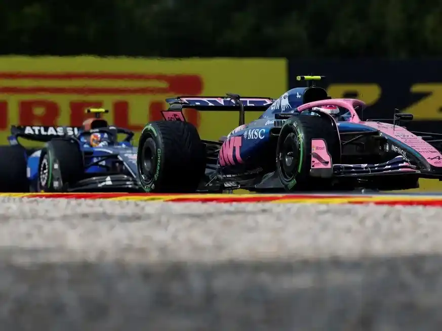Franco Colapinto probó con Alpine los neumáticos de 2026 en el Hungaroring. Foto: Reuters