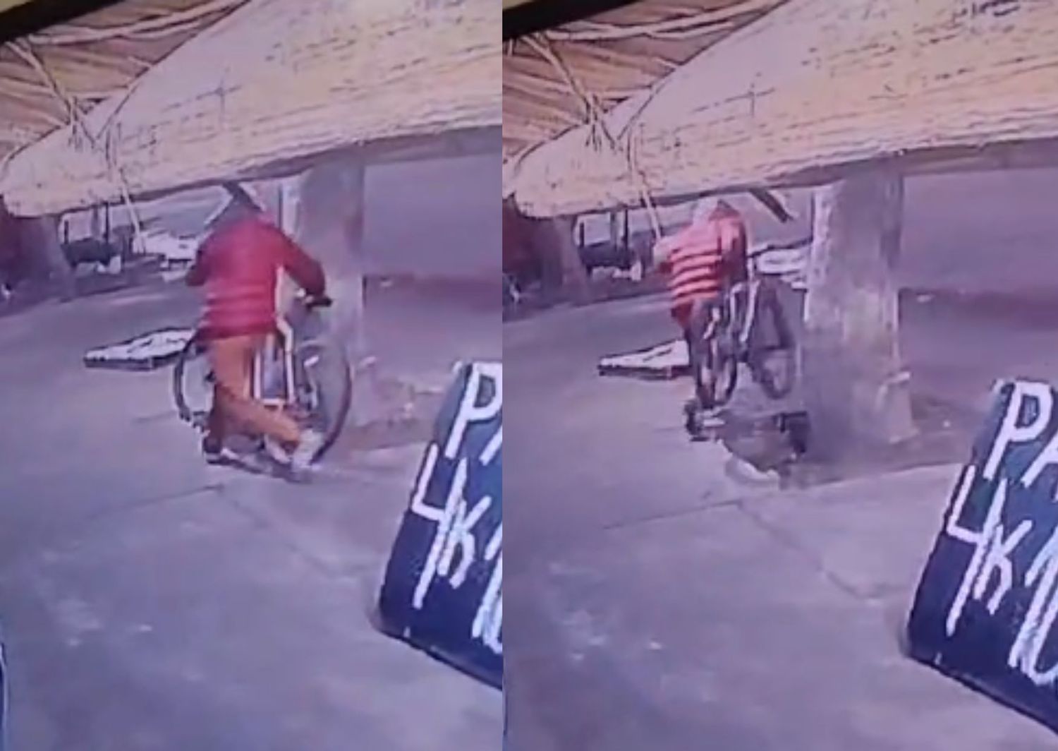 [VIDEO] Le robaron la bicicleta a un empleado de una verdulería: “Fue en un minuto”