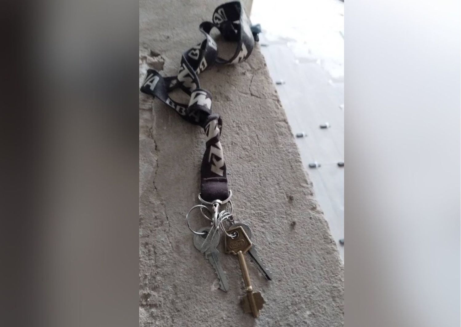 Llave encontrada en calle Joaquín V. González